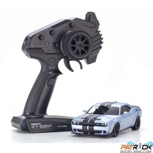 Kyosho Mini-Z AWD Dodge Challenger SRT Hellcat Redeye T-Nickel (Drift pack)