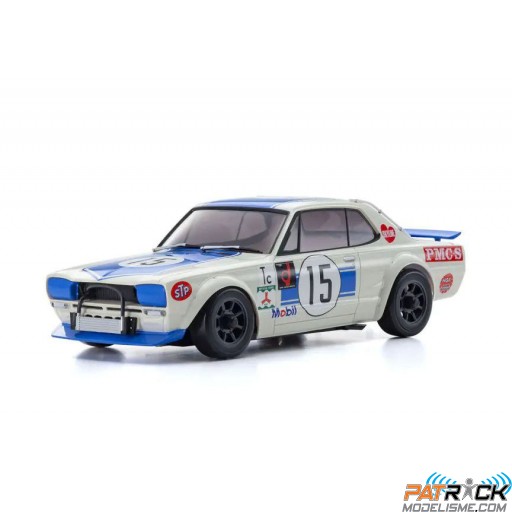 Kyosho Carrosserie Mini-Z Skyline 2000GT-R KPCG10 Racing'72 Blue No.15 (MA020)