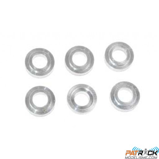 Spacer alu front 2mm (6) SERPENT 802224
