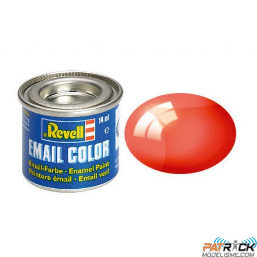 Pot de peinture Email Revell Rouge clair transparent 14ml 32731