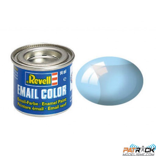 Pot de peinture Email Revell Bleu transparent 14ml 32752