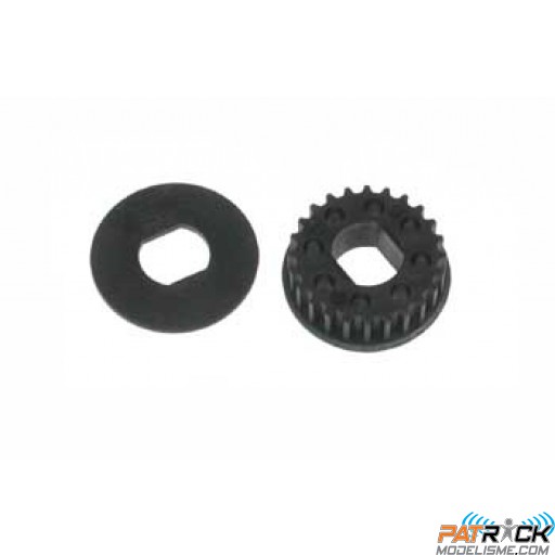 Pulley 24T 2 sp - center SERPENT 802344