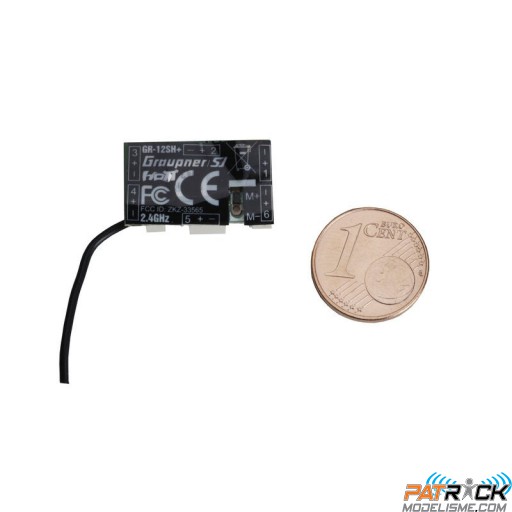 Récepteur Graupner Micro GR-12SH+ HoTT 6 voies