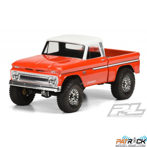 Carrosserie à peindre Chevrolet 1966 C-10 (cabine+arrière) 1/10e Crawlers
