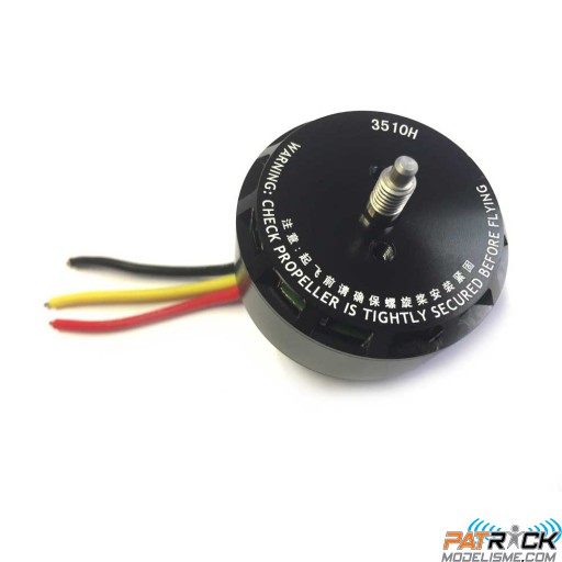 Moteur 3510H CCW M1,M3 pour DJI Inspire 1 Pro/V2.0 (ECROU ARGENT)
