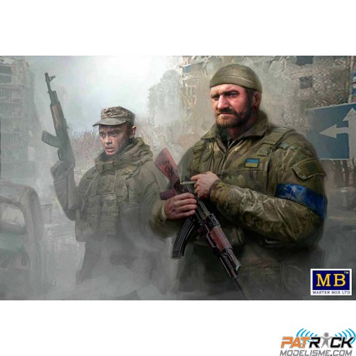 1/35e Master box Forces de défense territoriales d'Ukraine avril 2022