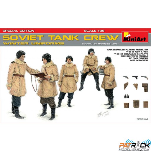 1/35e MiniArt Tankistes soviétiques en uniforme d'hiver