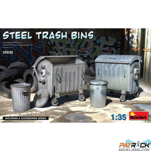 1/35e MiniArt Poubelles en acier