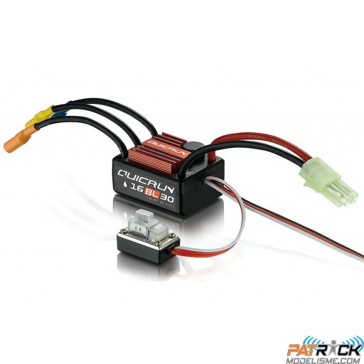 Hobbywing ESC QUICRUN WP 16BL30 Waterproof 30A brushless sensorless - 1/12-18e