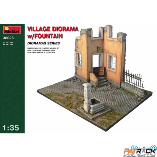 1/35e MiniArt Village Fontaine diorama