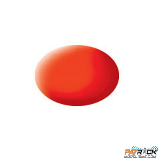 Pot de peinture Aqua Revell Orange fluo mat 18ml 36125
