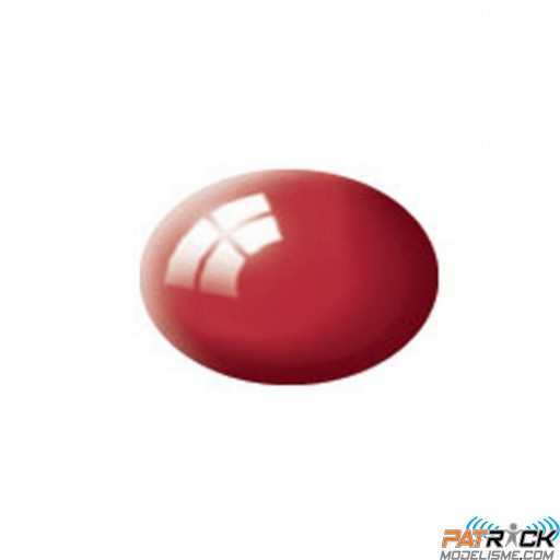 Pot de peinture Aqua Revell Rouge italien brillant 18ml 36134