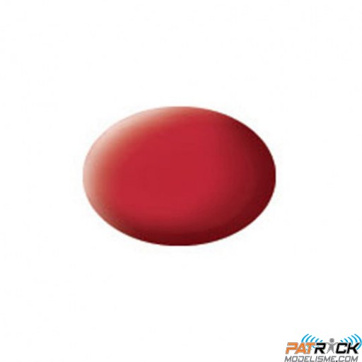 Pot de peinture Aqua Revell Rouge carmin mat RAL 3002 18ml 36136