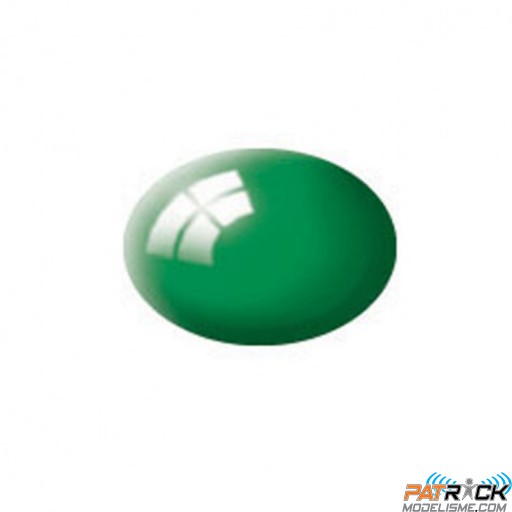 Pot de peinture Aqua Revell Vert émeraude brillant 18ml 36161