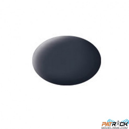 Pot de peinture Aqua Revell Gris foncé mat RAL 7024 18ml 36178