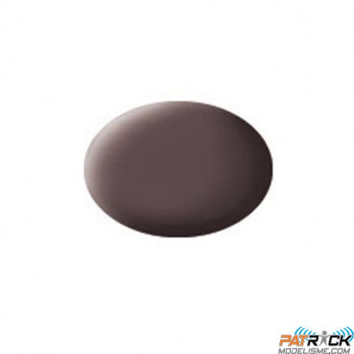 Pot de peinture Aqua Revell Marron mat RAL 8027 18ml 36184