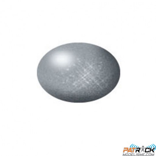 Pot de peinture Aqua Revell Gris acier metal 18ml 36191