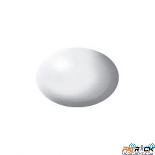 Pot de peinture Aqua Revell Blanc satiné RAL 9010 18ml 36301