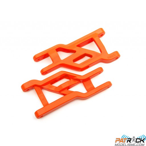 Triangles de suspension avants renforcées orange Traxxas 2WD