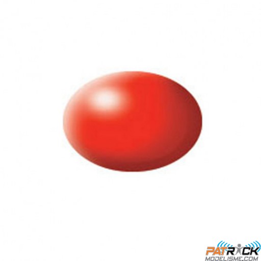 Pot de peinture Aqua Revell Rouge fluo satiné 18ml 36332