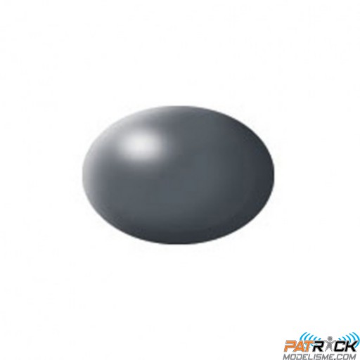 Pot de peinture Aqua Revell Gris foncé satiné 18ml 36378