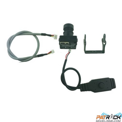 Caméra Aomway Mini CCD 650TVL avec Joystick OSD PAL 5-35V