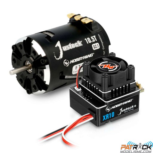 Hobbywing Combo Xerun Justock G3 + moteur 10,5 tours 4000kV pour 1:10e