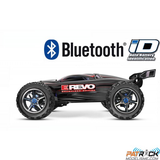 Traxxas E Revo brushless Noir-Rouge 2.4ghz RTR WIRELESS+ID+TELEMETRIE