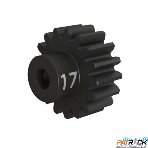 Pignon moteur Acier renforcé 17 dents - Module 32dp/M0.8 - axe 3.2mm