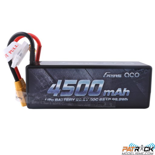 Accu LiPo GENS ACE 4500mAh 6S 22.2V 60C XT90 Hardcase