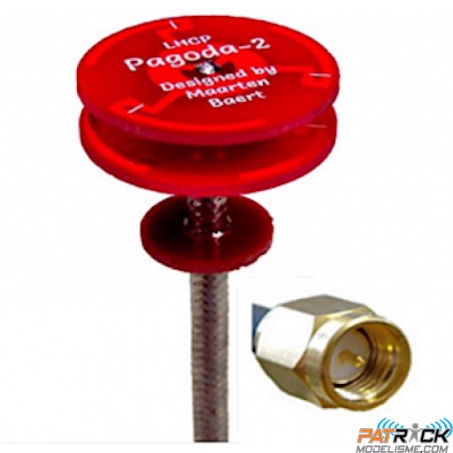 Antenne omnidirectionnelle PAGODA-2 FPV 5.8G SMA