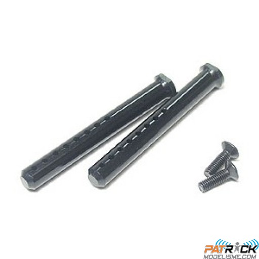 3 racing supports de carrosserie alu 50mm noir