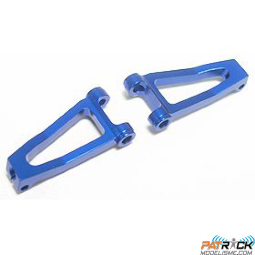 Triangles avant haut de suspension ALU bleus 2 pièce(s) – MINI INFERNO