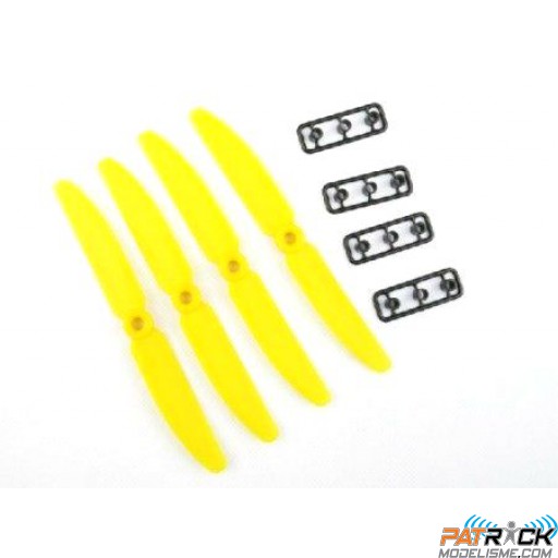 Hélices GEMFAN 5030 / 5x3’’ jaune sens horaire