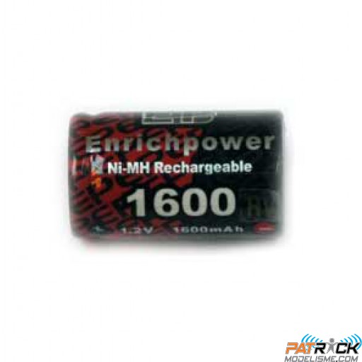 Accu NiMH Enrich power 1600 mAh PROPULSION élément seul 17x28mm