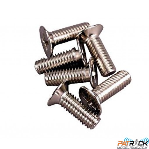Vis BTR tête fraisée 4X12MM (6) - Traxxas