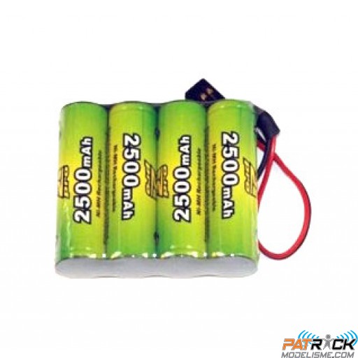 Accu NiMH A2pro Pack S RX 4,8V AP-2500AA FUTABA