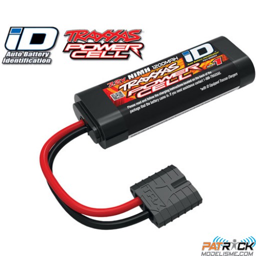 Batterie NiMH Traxxas Power cell series 1 stick 7,2V 1200mAh ID - 1/16