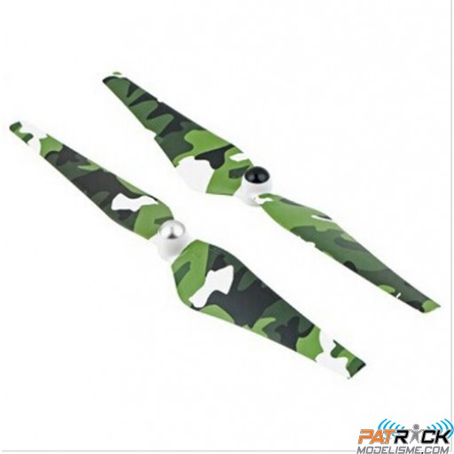 Paire d'hélices DJI 9.4x4.3" auto-serrantes camouflage (rotation horaire et anti-horaire) -DJI PHANTOM 2 + VISION + F450/550 E300