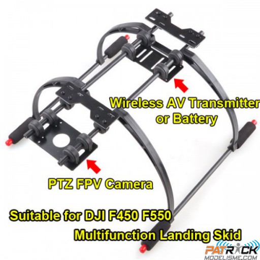 Train d'atterrissage Universel anti vibrations 190mm FPV pour F450/550
