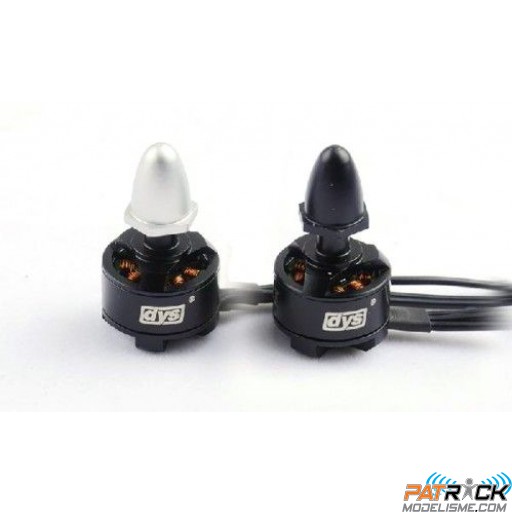 Moteurs brushless DYS BX1306 / 3100KV 2-3S CW+CCW pour mini multicopter