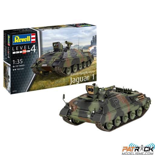 1/35e Revell Jaguar 1 Destroyer lance-missiles
