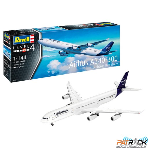 1/144e Revell Airbus A340-300 Lufthansa "New Livery"