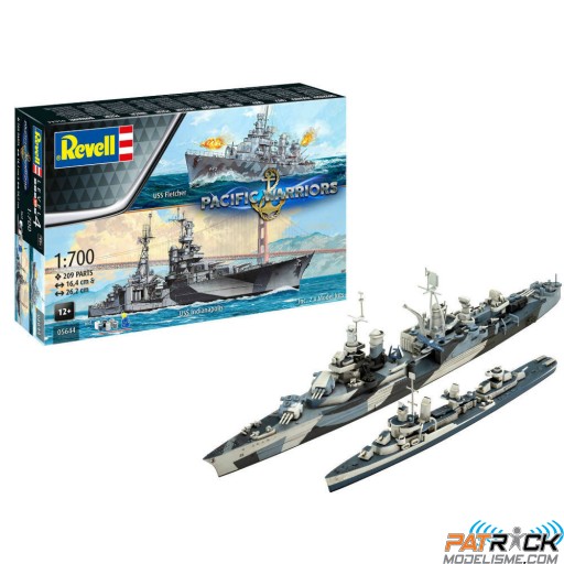 1/700e Revell Coffret cadeau Model set Pacific Warriors