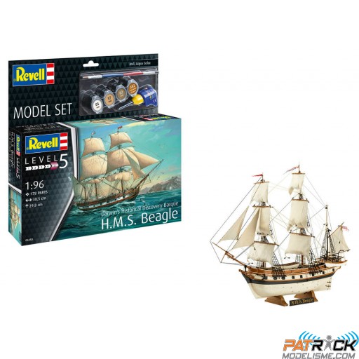 1/96e Revell Model Set HMS Beagle