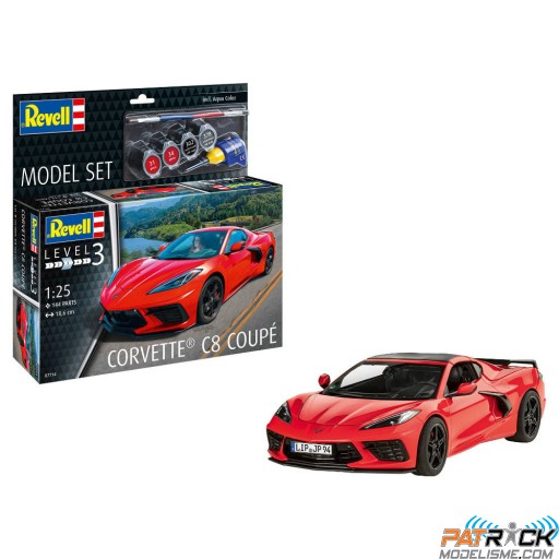 1/25e Revell Model set Corvette C8 Coupé
