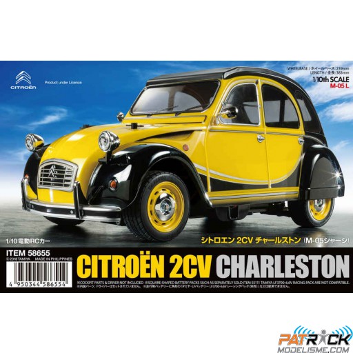 Tamiya Citröen 2CV Charleston M-05 kit à monter + Radio + Accus/chargeur