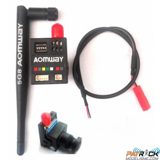 Combo MINI émetteur 200mw pour FPV Racer + caméra grand angle 700tvl pal