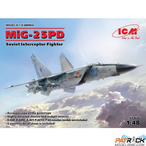 1/48e ICM MiG-25PD SUR-COMMANDE