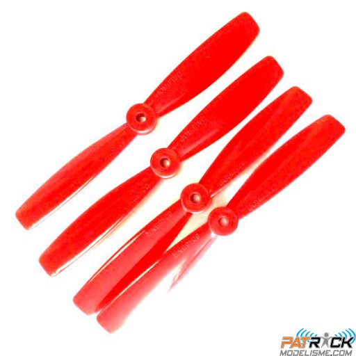 Hélices renforcé fibre 6045 / 6x4.5’’ CW/CCW ROUGE